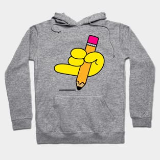 Pencil Power.  Drawing. Writing. Creating. Hoodie